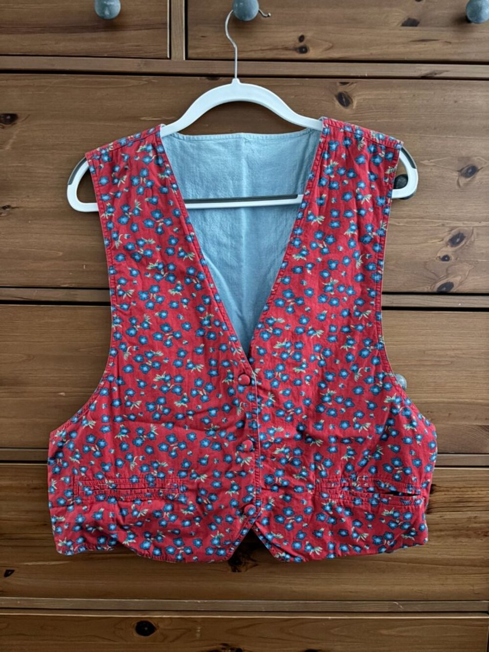 90s L.L. BEAN Reversible Cotton Vest